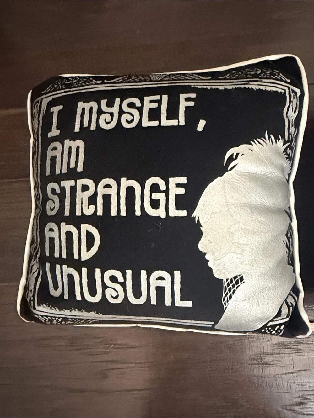 Spirit Halloween Beetlejuice Pillows Set of Two 11in x 11in